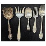 5 Sterling Silver Flatware Pieces - Spoons, Forks