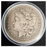 1886 Morgan Silver Dollar Patina Circ