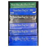 6 United States Mint Proof Coin Sets
