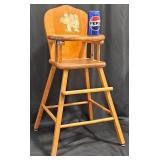 Vintage Thayer Wooden Doll High Chair 29" Tall