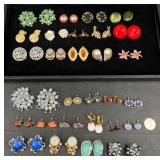29 Pairs Vintage Clip-On Earrings