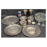 Silver-Plated & Glassware Items
