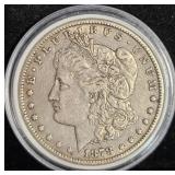 1878-S Morgan Silver Dollar Coin Fine