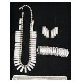 Vintage Kramer Necklace, Earrings & Bracelet Set