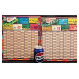 2 Vntg Lulu-Belle Punch Boards w Retro Graphics