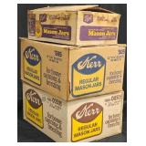 29 Vintage Mason Jars w Lids - Ball, Kerr & More