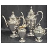 Reed & Barton Silverplateï¿½Castleton Tea Coffee Set