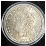 1890 Morgan Silver Dollar Coin Fine