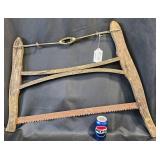 Wood Frame Saw w Metal Tension Rod