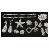 Vintage Rhinestone Jewelry- Artistic, Trifari