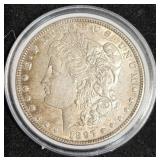 1897 Morgan Silver Dollar Coin Fine