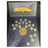 U.S. Mint $1 Presidential Coins in Folder
