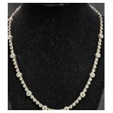 Vanna K Necklace w CZ & Authenticity Card