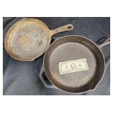 2 Cast Iron Pans - Lodge & Goodcook