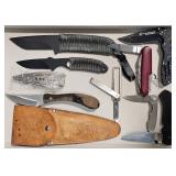 Collection Fixed & Folding Knives, Multi-Tools