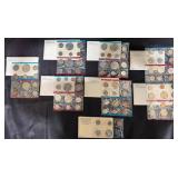 8 U.S. Mint Uncirculated Coin Sets 1965-1979