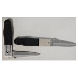 2 Folding Knives w Ergonomic Handles