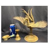Brass Decor - Phoenix Bird, Silk Iron, Bell