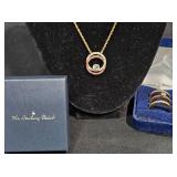 Necklace w Matching Ring Set ï¿½ Danbury Mint