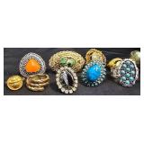 10 Vintage Rings w Unique Designs