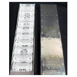 250 Unc Nickels in 10-Roll Set w Packaging
