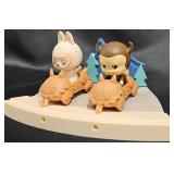 2 Pop Mart Labubu Monsters Miniï¿½Go-Karts, Base