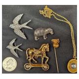 Vintage Smithsonian & MMA Brooch Pins