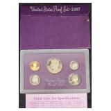 1987 U.S. Mint Proof Coin Set