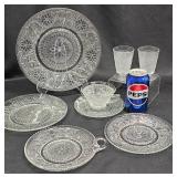 Indiana Glass Sandwich Pattern Dinnerware