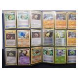 61 Pokemon Fossil Cards in Binder