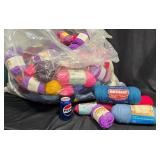 Large Bag of Assorted Yarn Skeins
