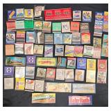 Vntg Matchbooks w Various Designs & Ads