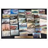 Vintage Transportation Scenic Postcards