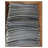 Model Train Tracks w Straight & Curved Pieces