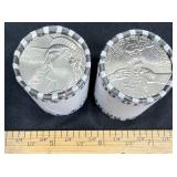 2 Rolls Unc Kennedy Half Dollar Coins 2026