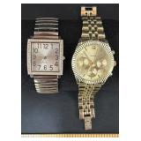 2 Stainless Steel Watches w Quartz Movements