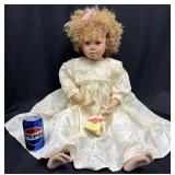 Christine Orange Hilary Porcelain Doll