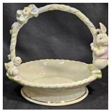 Lenox Occasions Porcelain Easter Bunny Basket