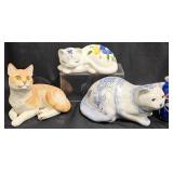 San Francisco Music Box Cat & Cat Figurines