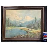 Nature's Sublime Grandeur Framed Art Print