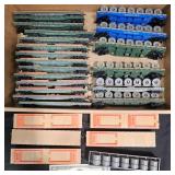 25 AssortedHO ScaleModel Train Cars  AT & SF +