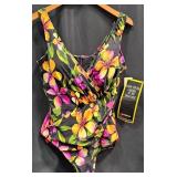 New Miraclesuit Women's Swimsuit w Floral Design