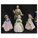Royal Doulton & Dresden Porcelain Figurines