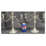 Pair International Silver Co. Candelabras
