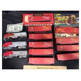 HO Scale Model Trains w Engines & Cars
