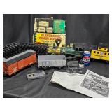 Vintage Train Set w Tracks & Accessories