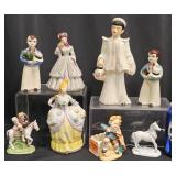Vntg Ceramic Figurines -Norman Rockwell +