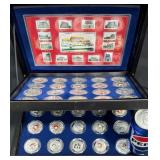 Beijing 2008 Olympics Silver 40 Coins & Stamps