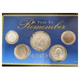1947Year to Remember CoinSet w COA