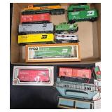 11 Assorted HO ScaleModelTrain Cars  Tyco +